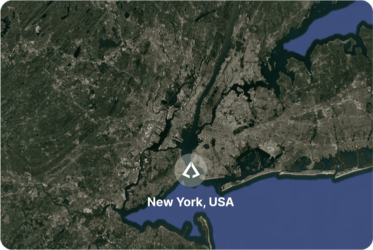New York, USA Location